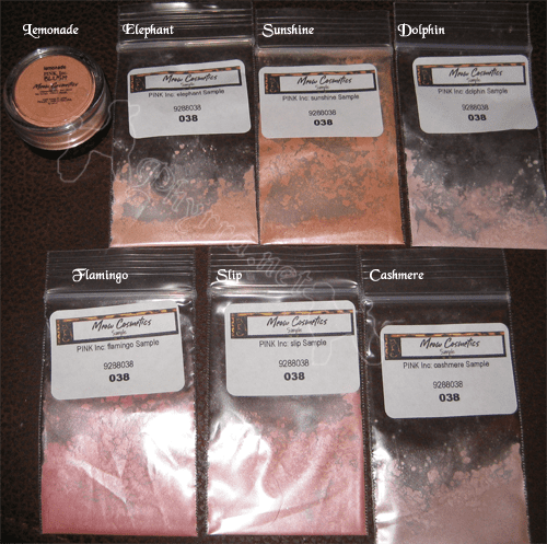 Meow’s PINK Inc Blushes – Swatches