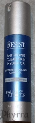 Paula’s Choice RESIST Anti-Aging Clear Skin Hydrator Review