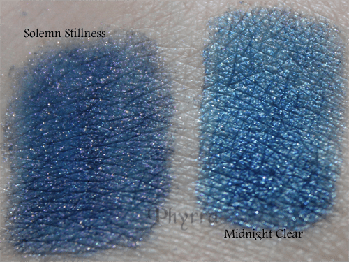 Meow Midnight Clear and Solemn Stillness Swatch Meow Midnight Clear and Solemn Stillness Swatch