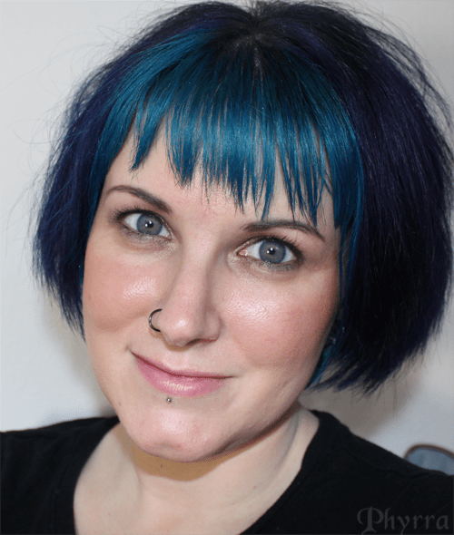 The makeup that Helen applied The makeup that Helen applied