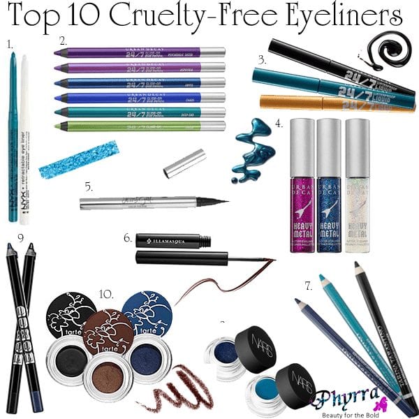 Top 10 Cruelty Free Eyeliners