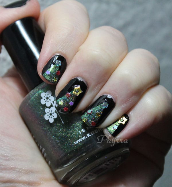 Cult Nails Nevermore with KB Shimmer Pretty in Punk