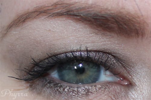 Wearing Stila Smoke & Tarte Smoky Quartz