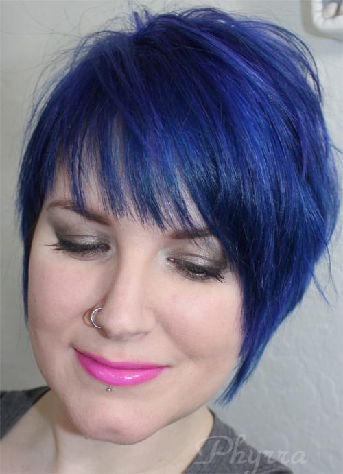 Short Trendy Blue Hair