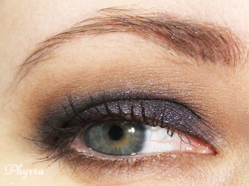 Wearing Whip Hand Action eyeshadow