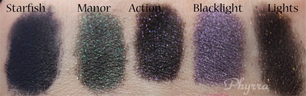 Whip Hand Cosmetics Eyeshadow Swatches