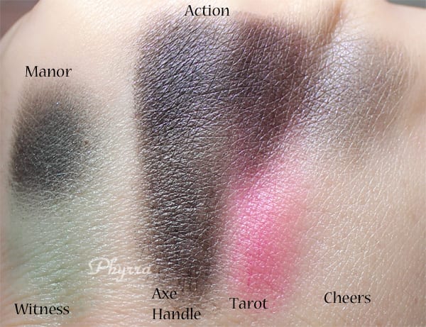 Whip Hand Cosmetics Eyeshadows Review Swatches