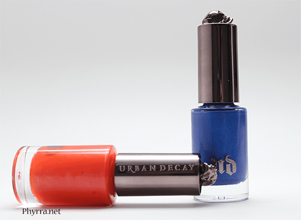 Urban Decay Chaos and Bang Nail Color Review and Swatches