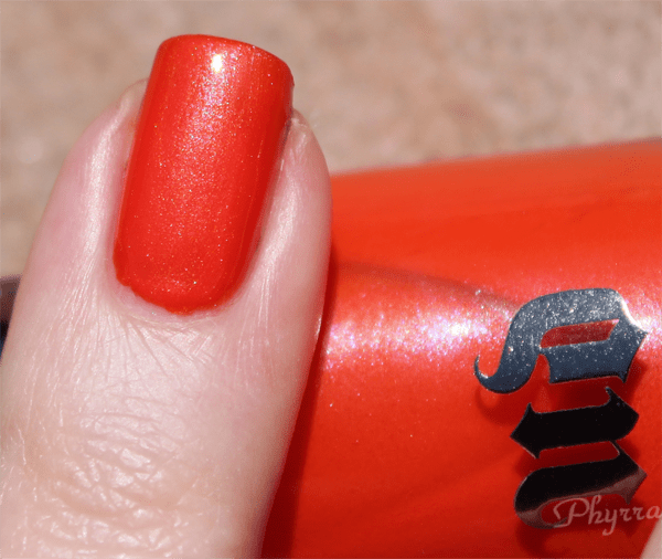 Uban Decay Bang Nail Color Swatch Review