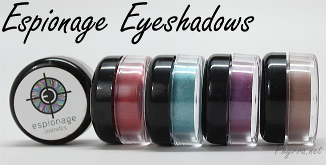 Espionage Eyeshadows Review