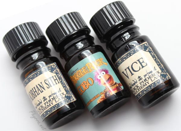 Black Phoenix Alchemy Lab Vice, Baoban Sith, and Gobo Review