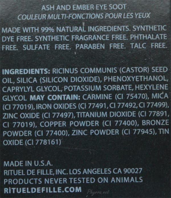 Rituel de Fille Eye Soots