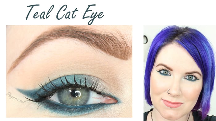 Teal Cat Eye Tutorial