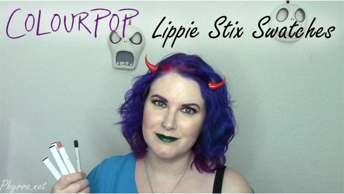 Colour Pop Lippie Stix Swatches