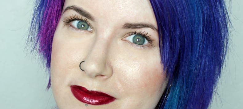 Nudestix Black Metal Dahlia Look