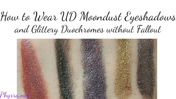 How to Wear Urban Decay Moondust Eyeshadows