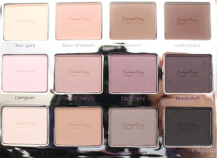 tarte Tartelette Amazonian Clay Matte Eyeshadow Palette Review Swatches - phyrra.blog
