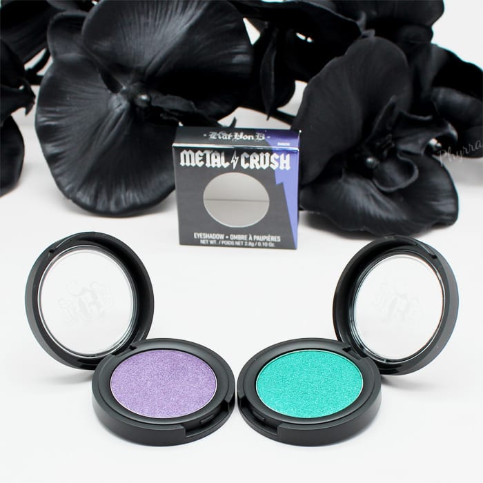 Kat Von D Metal Crush Eyeshadows in Danzig and Iggy, plus Everlasting Love Liquid Lipstick in Echo - phyrra.blog