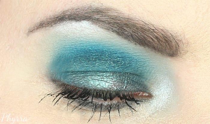 Teal Eyeshadow Tutorial for Hooded Eyes
