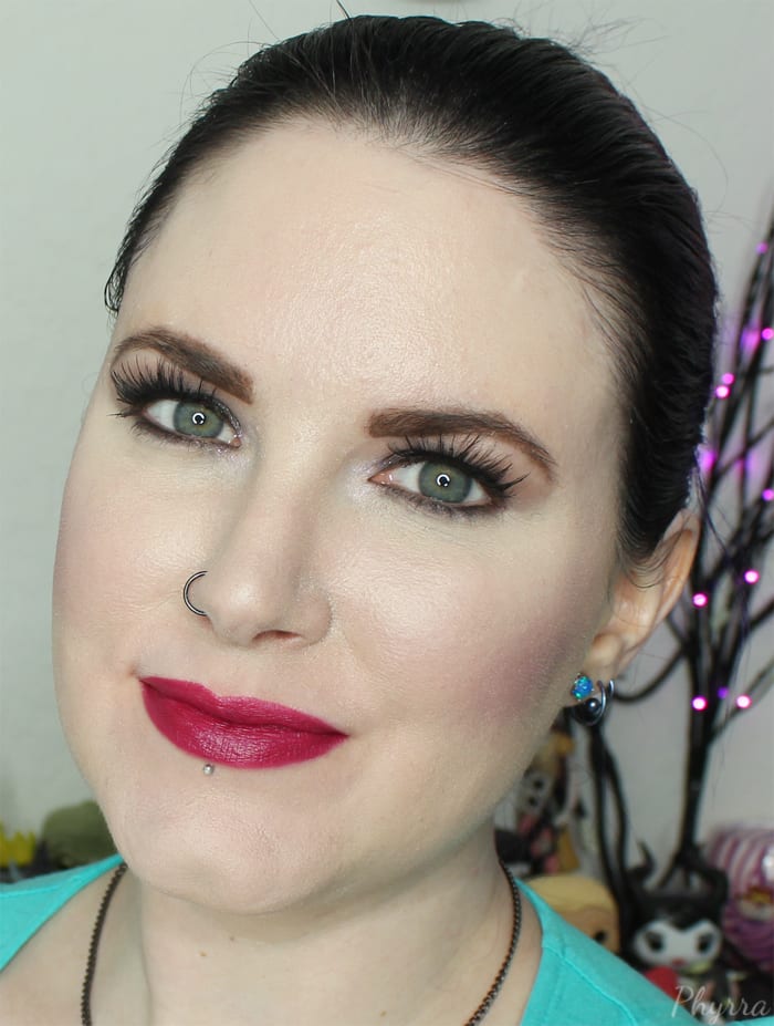 Urban Decay Matte Lipstick in After Dark Swatch