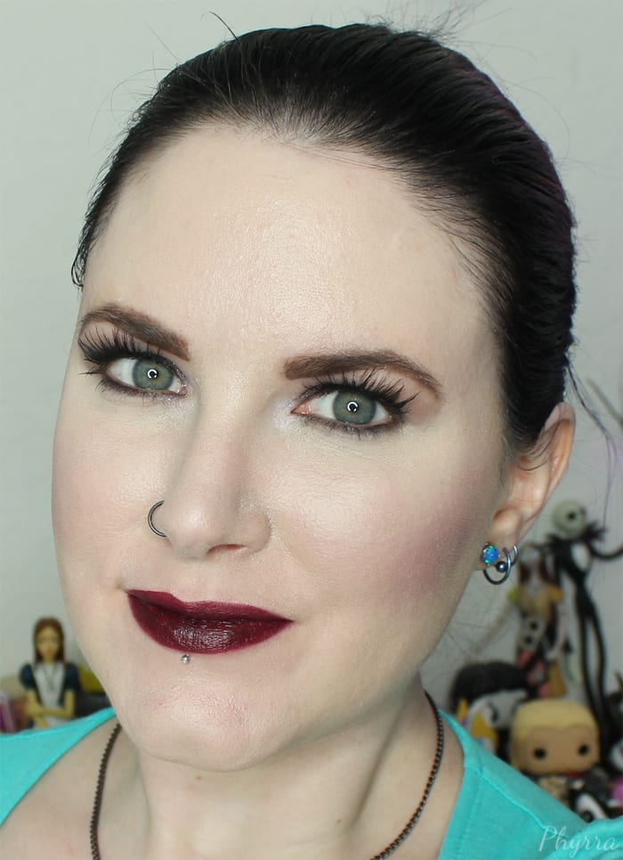 Urban Decay Matte Lipstick in Blackmail Swatch