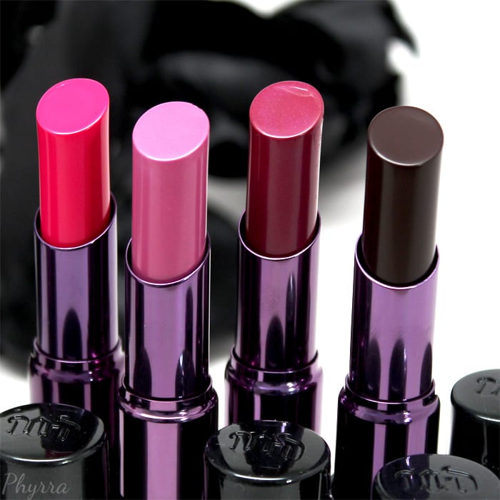 Urban Decay Matte Revolution Lipsticks Swatches Looks