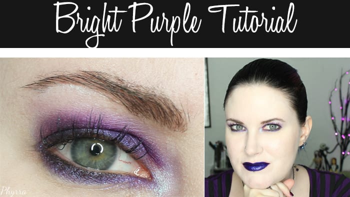 Bright Purple Eyeshadow Tutorial