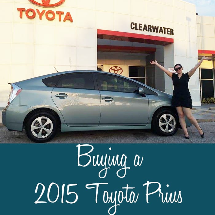 Buying a 2015 Toyota Prius 3