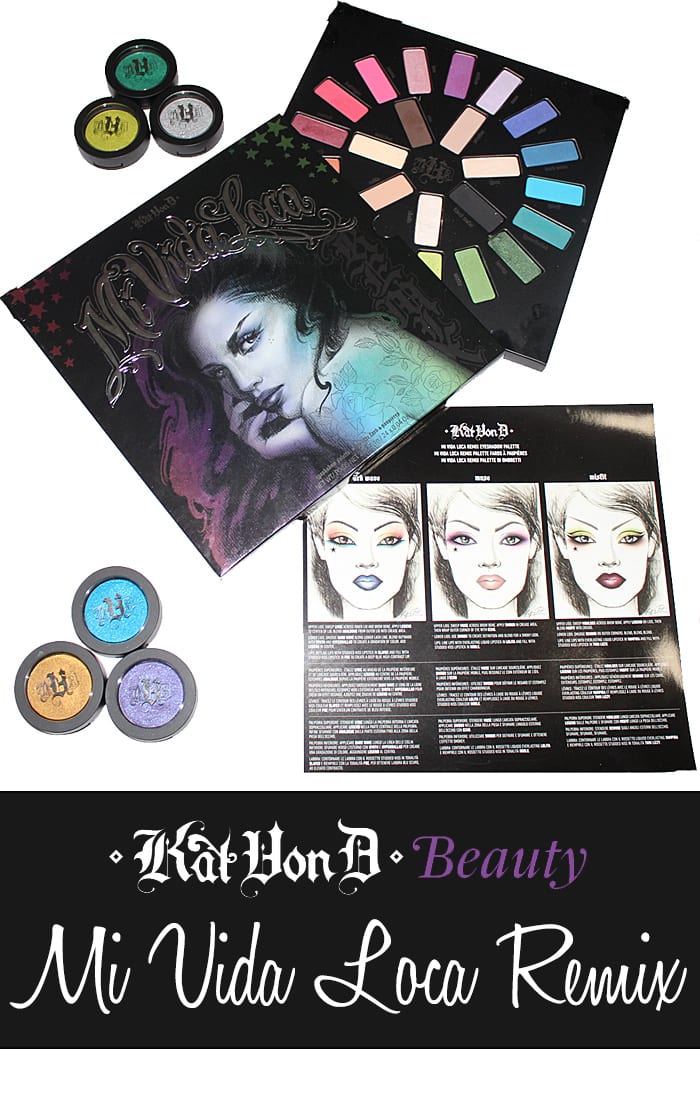 Kat Von D Mi Vida Loca Remix Eyeshadow Palette Review and Swatches