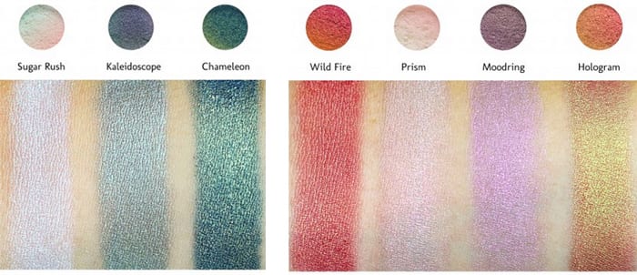 Makeup Geek Duochrome Eyeshadows