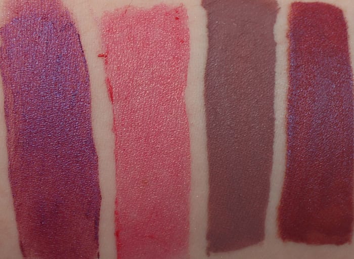 Notoriously Morbid Lipstick Swatches
