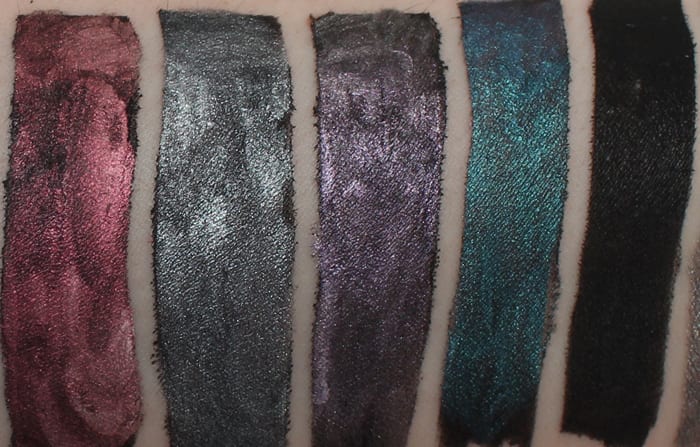 Notoriously Morbid Lipstick Swatches