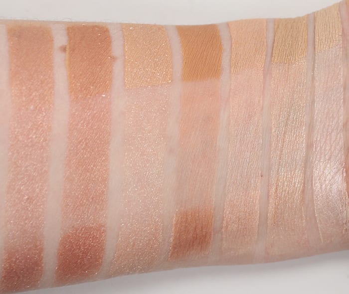 Urban Decay Gwen Palette Swatches