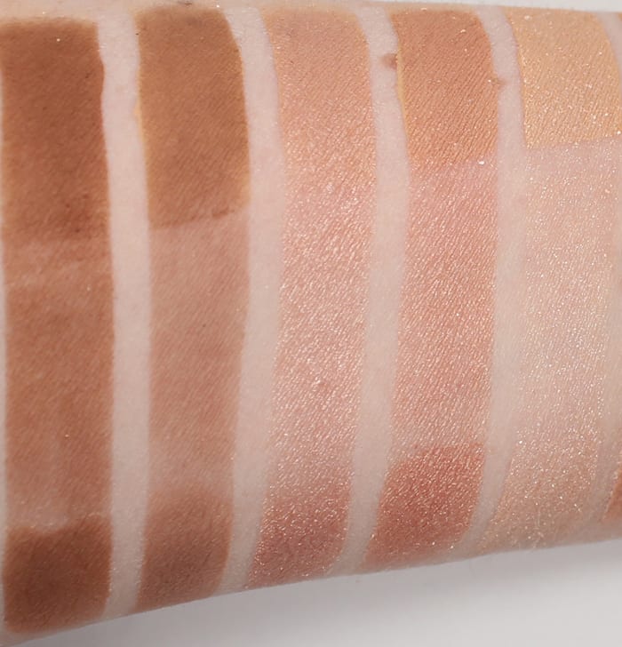 Urban Decay Gwen Palette Swatches