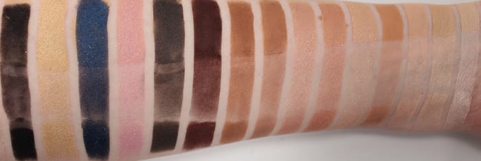 Urban Decay Gwen Palette Swatches