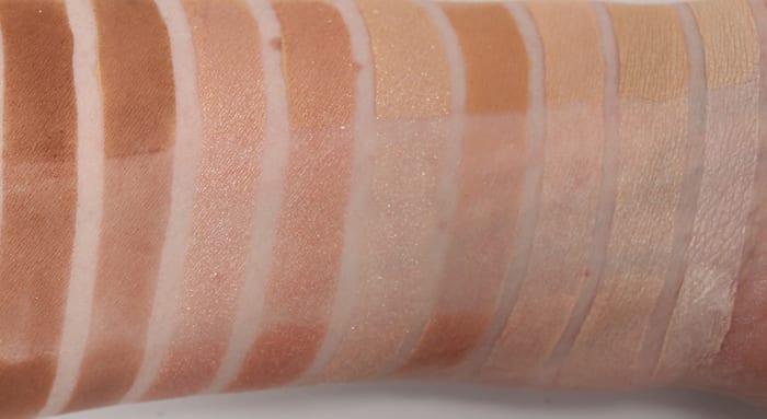 Urban Decay Gwen Palette Swatches