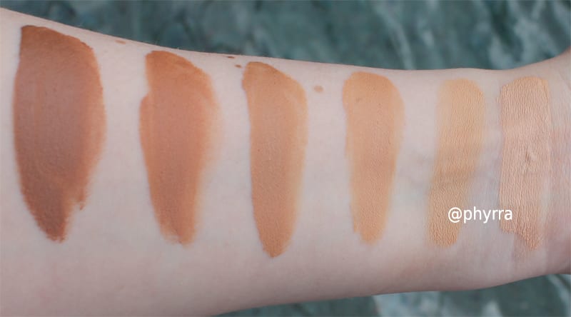 Urban Decay Naked Skin One & Done Hybrid Complexion Perfector SPF 20 swatches