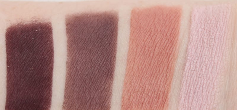 Kat Von D Shade + Light Plum Quad Swatches