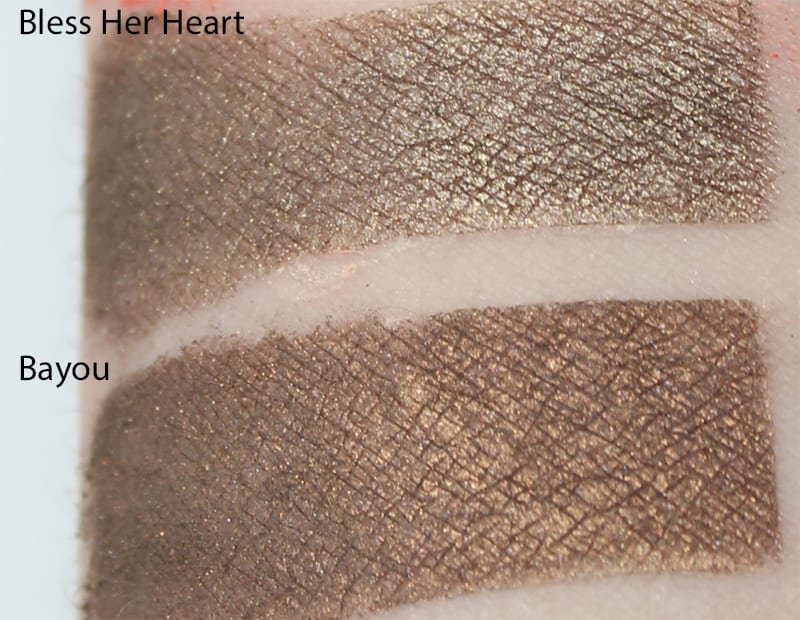 Silk Naturals Bayou dupe for Too Faced Bless Her Heart swatch