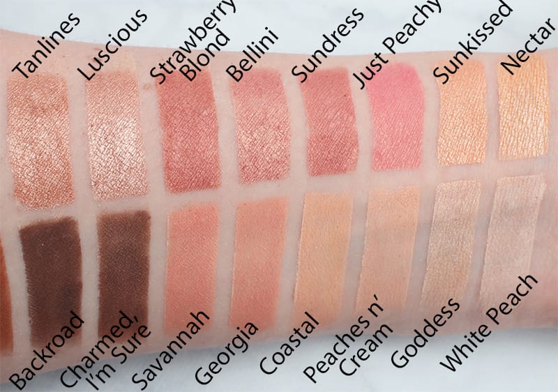 Too Faced Sweet Peach vs. Silk Naturals Plenty of Peaches Palette