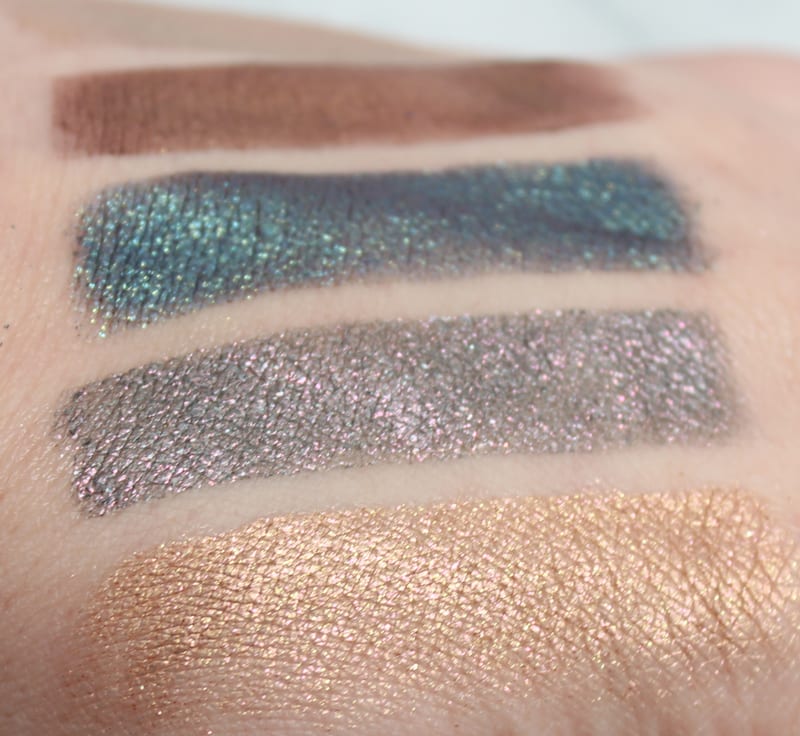 Urban Decay Moondust Eyeshadow Singles Swatches