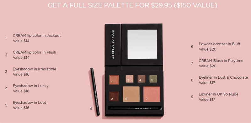 Deck of Scarlet Makeup Subscription Box