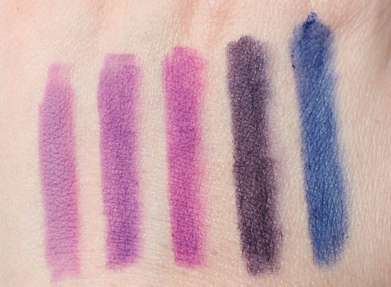 Best Purple Lip Pencils swatches
