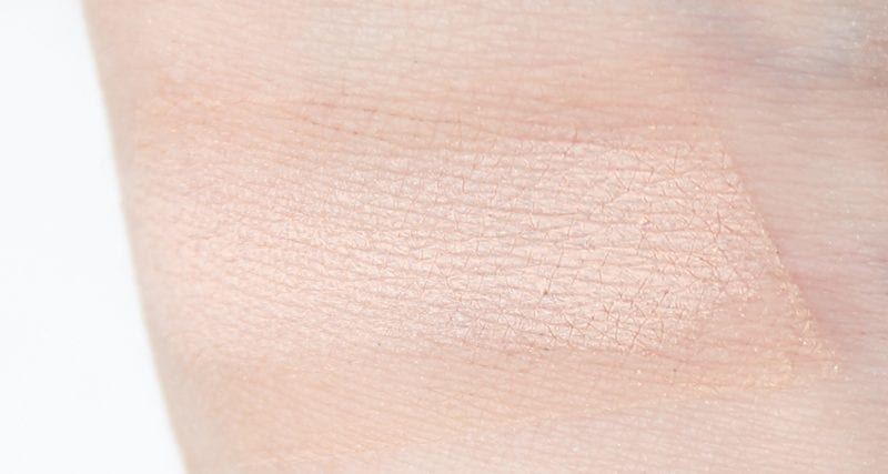 Tarte Rainforest of the Sea Eyeshadow Palette Vol. II Conch swatch on pale skin