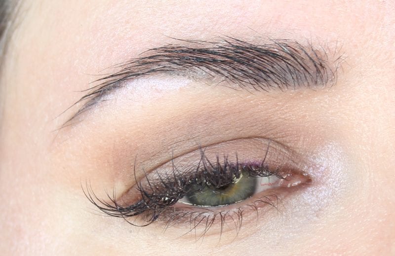 Simple hooded eye makeup look with Urban Decay Tease and Desperation