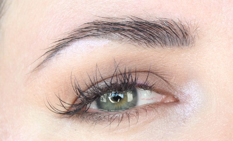 Urban Decay Tease, Walk of Shame and Desperation on the eyes with Makeup Geek Celestial to highlight