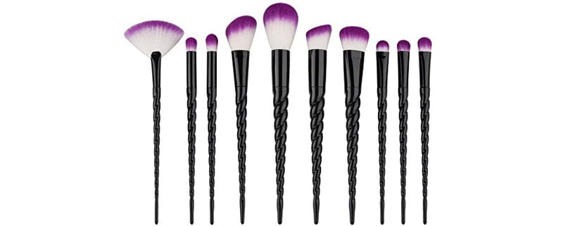 Mokde Black Unicorn Makeup Brushes