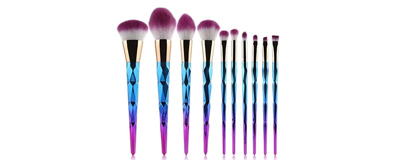 Coshine Unicorn Rainbow Makeup Brushes