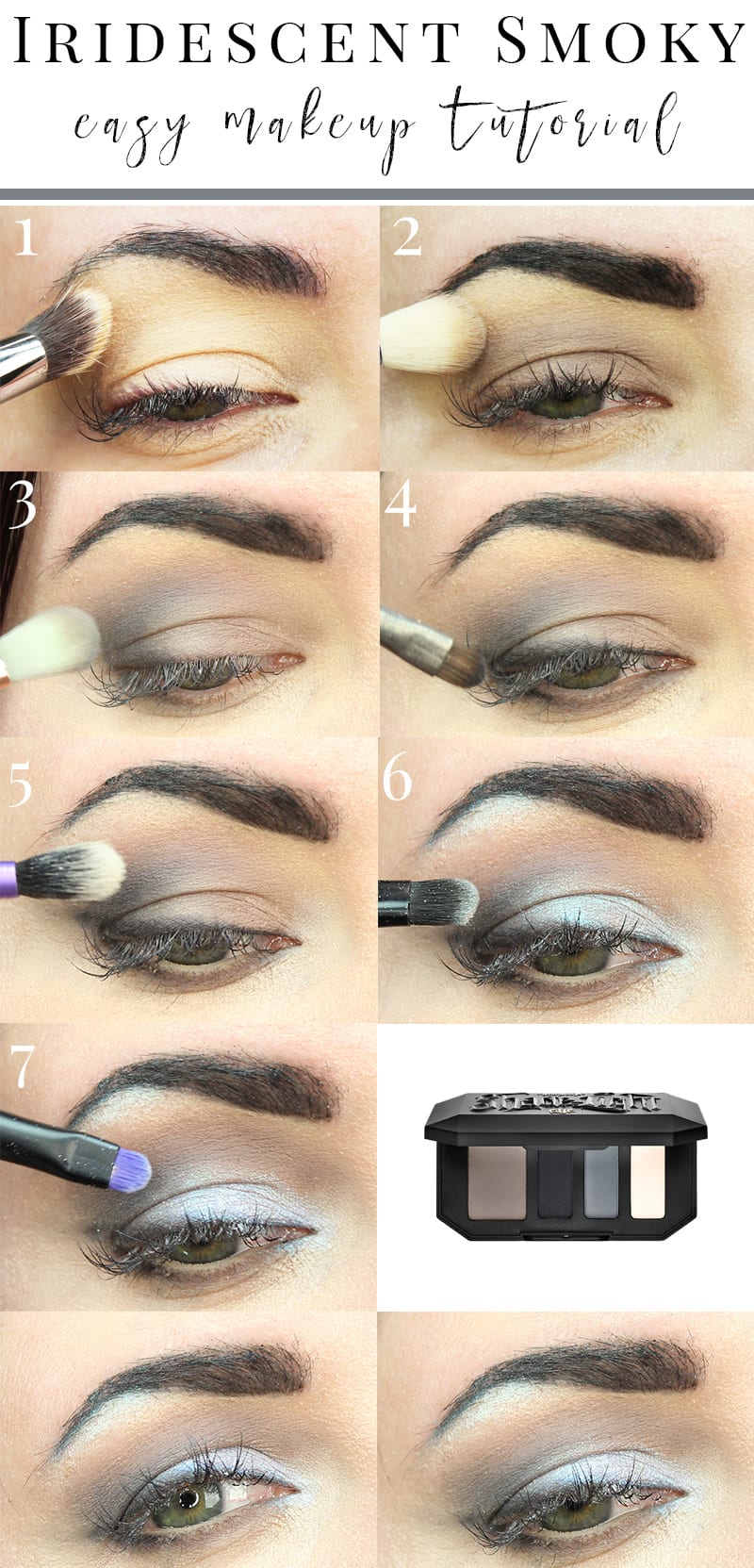 Cruelty-Free Makeup Tutorial | Kat Von D Smoke Quad Tutorials
