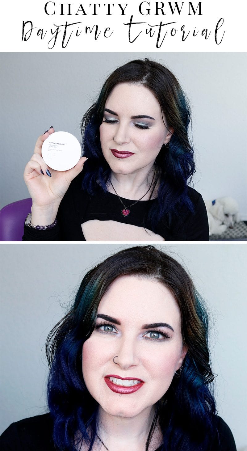 GRWM Daytime Makeup Tutorial - I share my go-to makeup look. It's quick & easy to do. You can switch the lipstick color to make it appropriate for work, a night out, or any other event. The Jouer Snapdragon lipstick is a Fall color.